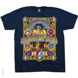 Grateful Dead Closing of Winterland Navy T-Shirt