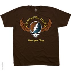 Grateful Dead SYF Vintage Wings Brown T-Shirt