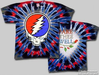 Grateful Dead Steal Your Tears Tie Dye T-Shirt