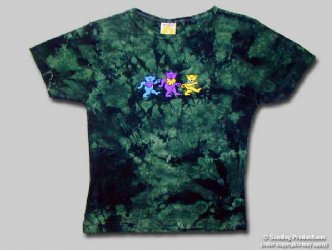 Grateful Dead Ladies Dancing Bears Babydoll Shirt