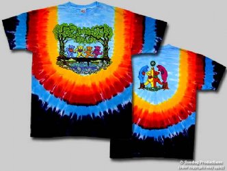 Grateful Dead Wood Bears Tie Dye T-Shirt
