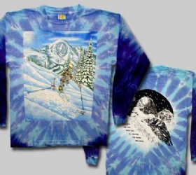 Grateful Dead Powderman Tie Dye Long Sleeve T-Shirt