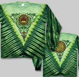 Grateful Dead Celtic Knot Long Sleeve V Dye T-Shirt