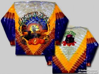 Grateful Dead Harvester Long Sleeve Tie Dye T-Shirt