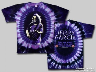 Jerry Garcia Franklins Tower Tie Dye T-Shirt