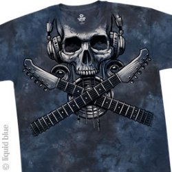 Guitars High Fidelity Tie Dye T-Shirt