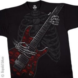 Guitars Boney-s Riff Black T-Shirt