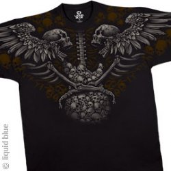 Guitars Death Metal Black Athletic T-Shirt