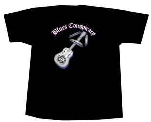 Blues Conspiracy Logo Black T-Shirt