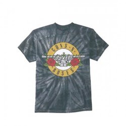 Guns N Roses Simple Bullet Spider Tie Dye T-Shirt