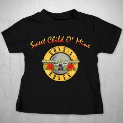 Guns N Roses Sweet Child Black Toddler T-Shirt