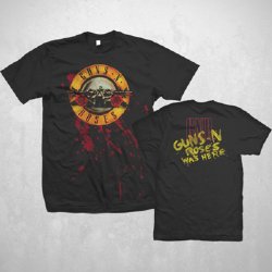 Guns N Roses Bloody Bullet 30/1 Black T-Shirt