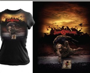 Insane Clown Posse Crow Black Junior Tissue Shirt