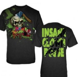 Insane Clown Posse Hatchet Skull Black T-Shirt