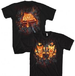 Insane Clown Posse Jeckel Bros Flames Black T-Shirt