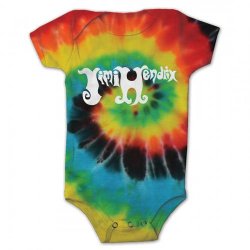 Jimi Hendrix Psychedelic Swirl Infant Onesie