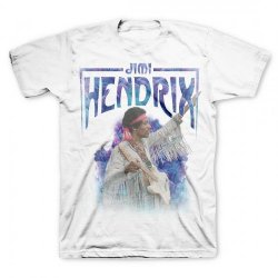 Jimi Hendrix Liquid Cloud White T-Shirt