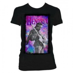 Jimi Hendrix Burst Black Junior Shirt
