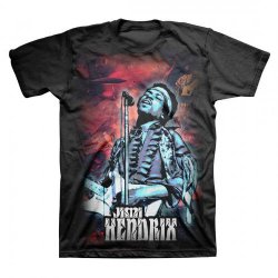 Jimi Hendrix Cosmos Black T-Shirt