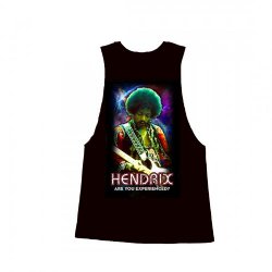 Jimi Hendrix Experienced Black Junior Muscle Shirt