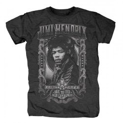 Jimi Hendrix 4/20/67 Black T-Shirt