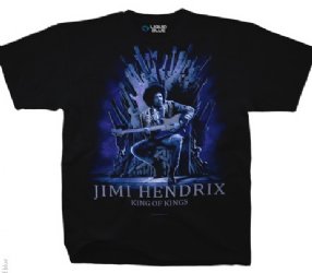 Jimi Hendrix King of Kings Black T-Shirt