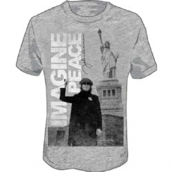 John Lennon Imagine Heather Grey T-Shirt