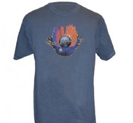 Journey Infinity Slate Blue Garment Dye T-Shirt
