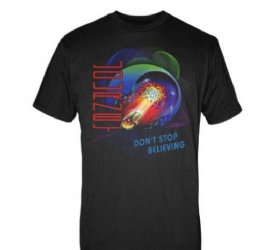 Journey Escape Lines Black T-Shirt