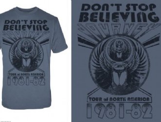 Journey Don-t Stop Event Lake Blue T-Shirt