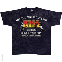 Kiss Road Crew 77 Tie Dye T-Shirt