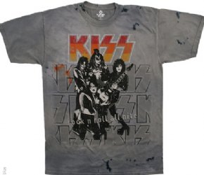 Kiss Rock and Roll All Night Tie Dye T-Shirt