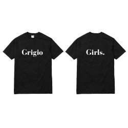 Lady Gaga Grigio Girls Black T-Shirt