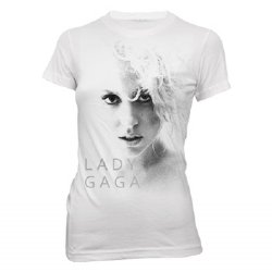 Lady Gaga Rock Lady White Junior T-Shirt