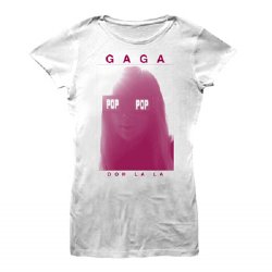 Lady Gaga Ooh La La White Junior T-Shirt