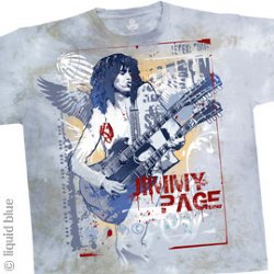 Jimmy Page Double Your Pleasure Tie Dye T-Shirt