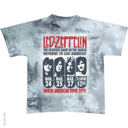 Led Zeppelin LA 1975 Tie Dye T-Shirt
