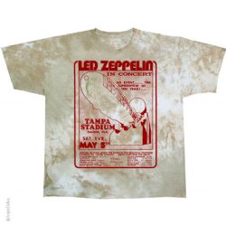 Led Zeppelin In Concert Tie Dye T-Shirt