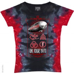 Led Zeppelin UK Tour 1971 Tie Dye Junior Shirt