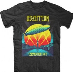 Led Zeppelin Celebration Day Black T-Shirt
