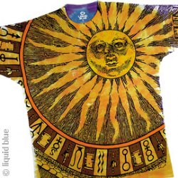 Sun Moon Space Tie Dye T-Shirt