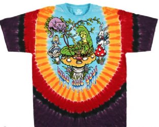 All Mad Here Light Fantasy Tie Dye T-Shirt