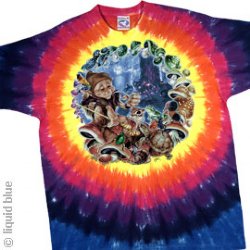 Mushroom Elf Tie Dye T-Shirt
