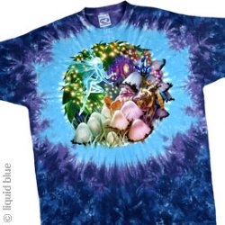 Mushroom Garden Tie Dye T-Shirt