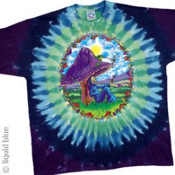 Mushroom Haven Tie Dye T-Shirt