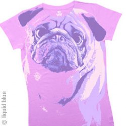 Pug Junior Tie Dye Long Length Shirt