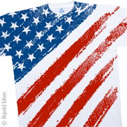 Star Spangled Banner Americana White T-Shirt