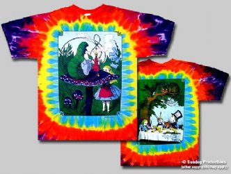 Alice in Wonderland Tie Dye T-Shirt