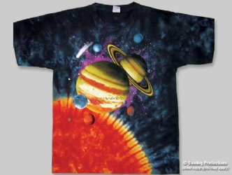 Solar System Tie Dye T-Shirt