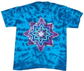 Star Blue Tie-Dye T-Shirt